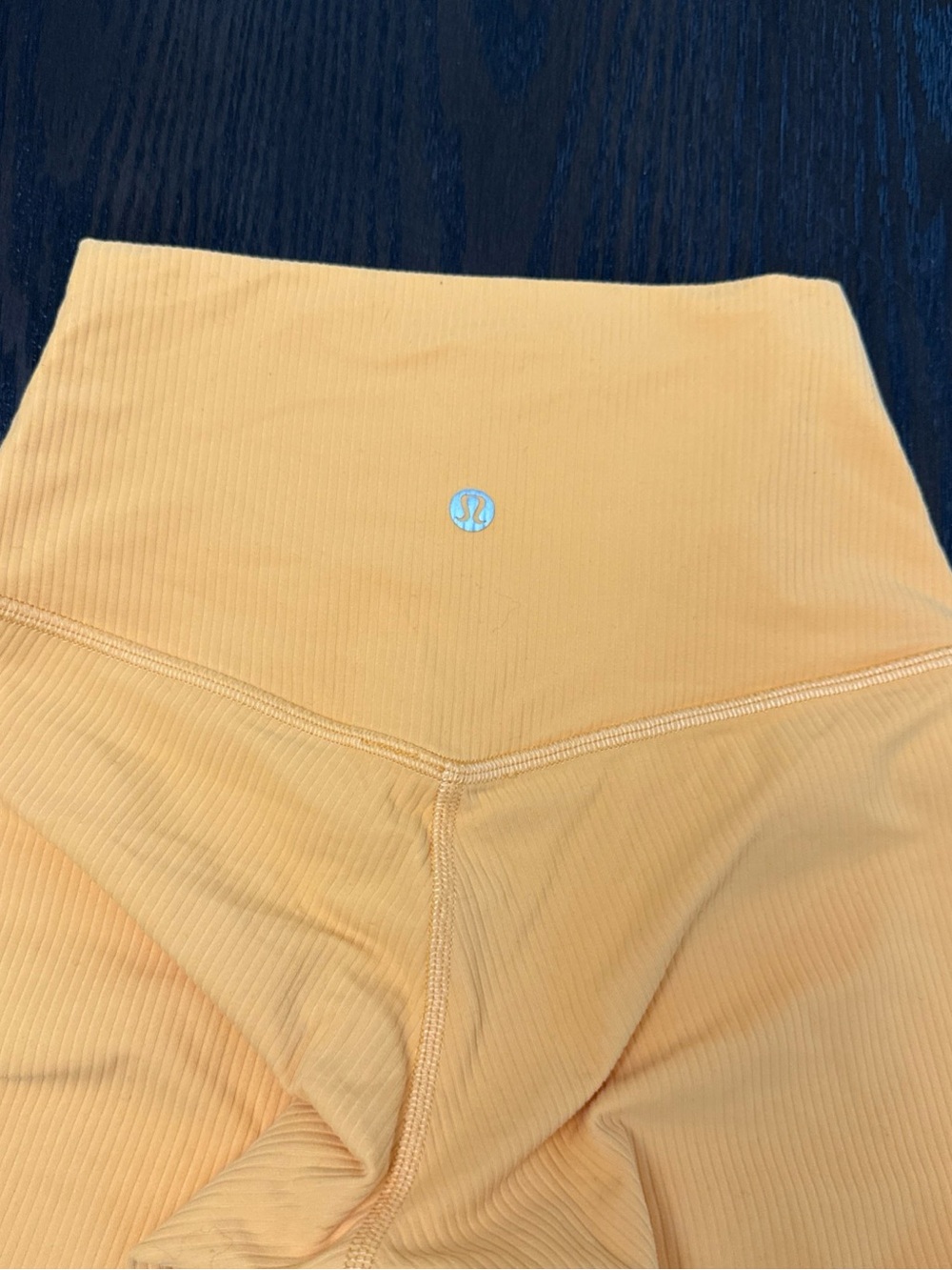 lululemon athletica Ribbed High-Waist Leggings - Golden Yellow